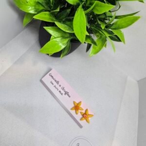 Daffodil Sterling Silver Studs