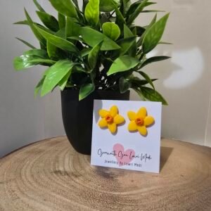 Daffodil Sterling Silver Studs