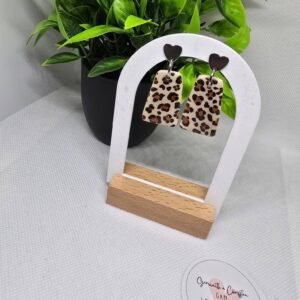 Leopard Print Earrings ( Stainless Steel )