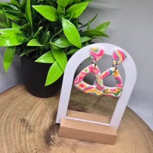 RETRO Statement Dangly Earrings (Stainless Steel)