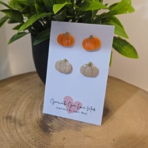 2 pack pumpkin Studs