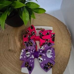 2 pack Halloween Hair Slides