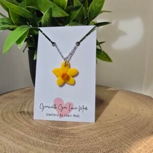 Daffodil necklace stainless steel 18inches