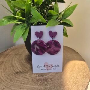 Purple Marble 1 Sterling silver Limited Edition