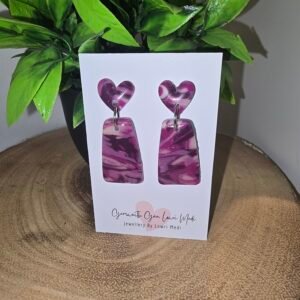 Purple Marble 3 Sterling silver Limited Edition