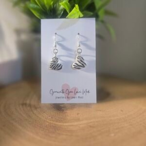 🦓 Zebra Earrings