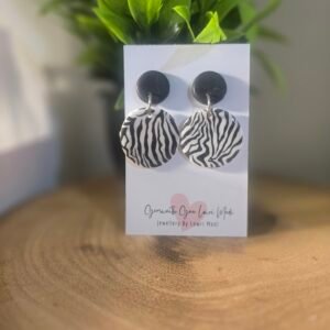 🦓 Zebra Earrings St.4
