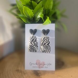 🦓 Zebra Earrings St.2