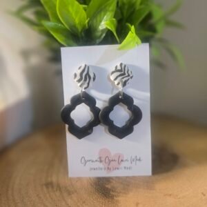 🦓 Zebra Earrings St.3