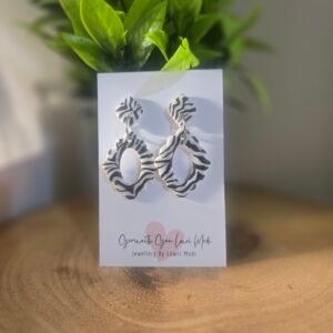 🦓 Zebra Earrings St.1