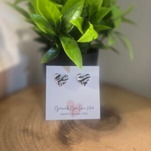 Zebra Print Studs 🦓