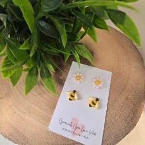 🐝 Bee Earrings stud pack