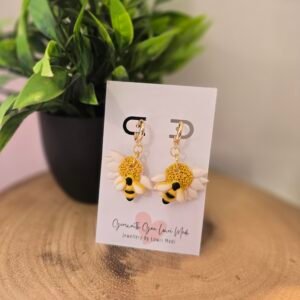 🐝 Bee Earrings Style 3- Daisy