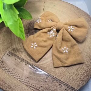 Daisy Autumn Slide Bow
